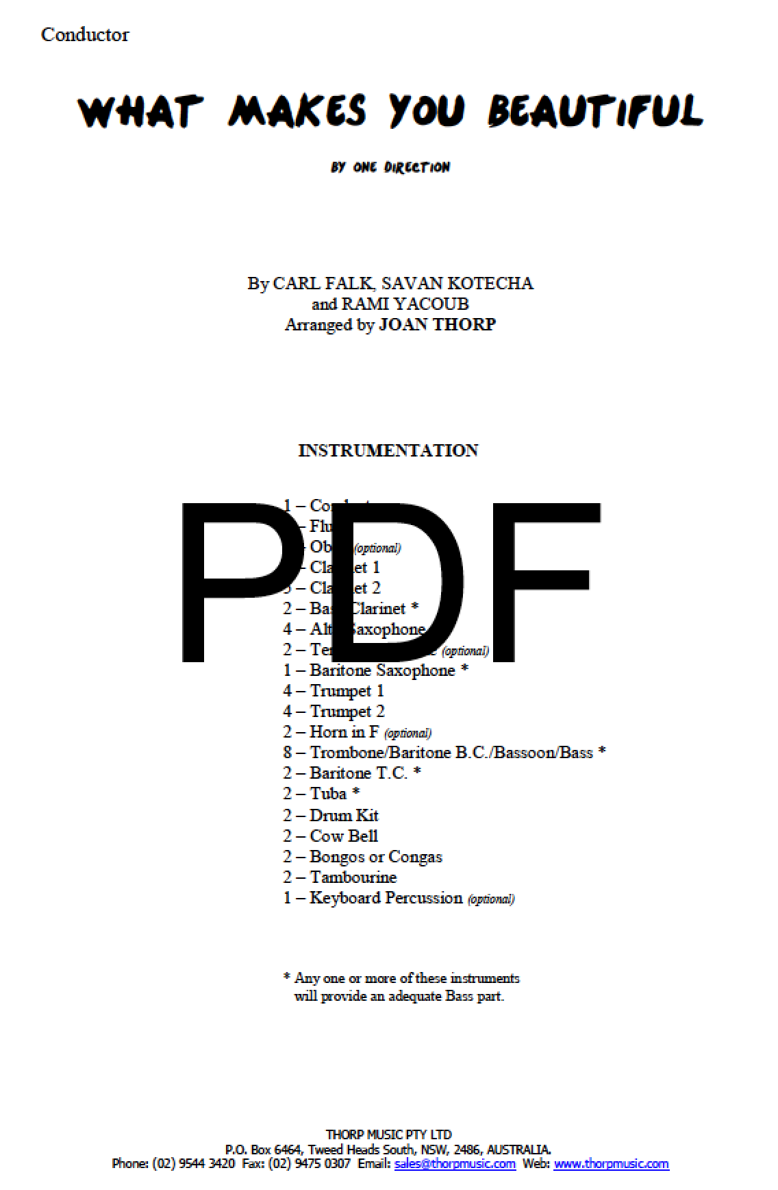 What Makes You Beautiful - PDF