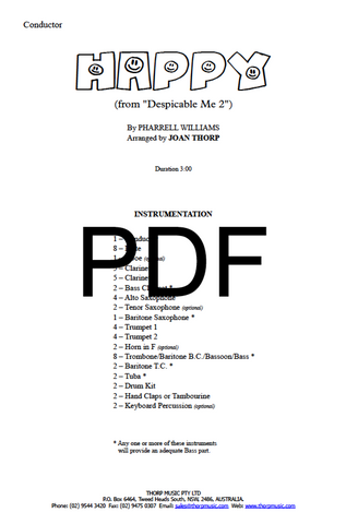 Happy (from "Despicable Me 2") - PDF