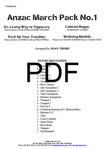Anzac March Pack No.1 - PDF