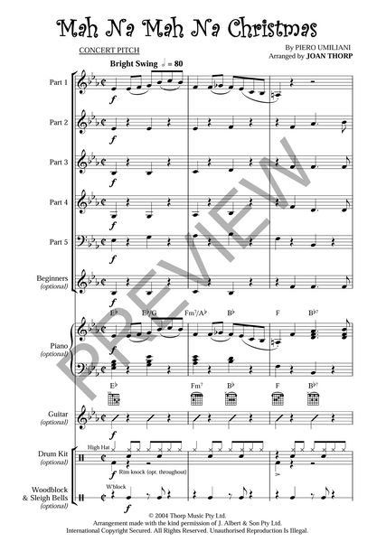 Mah Na Mah Na Christmas - PDF