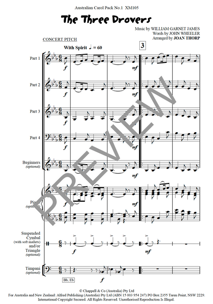 Australian Carol Pack No.1 - PDF