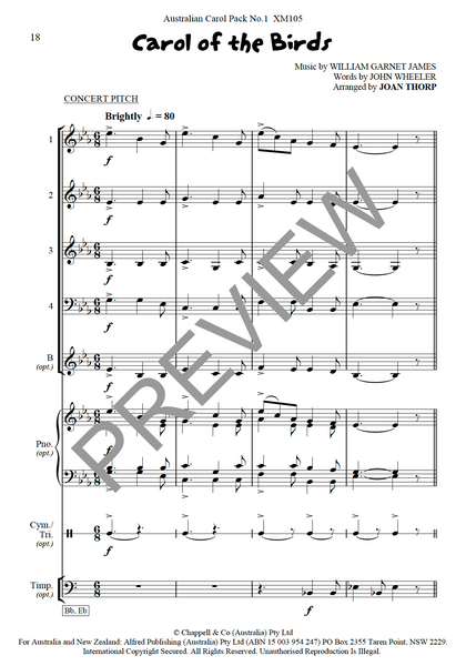 Australian Carol Pack No.1 - PDF