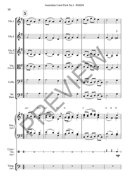 Australian Carol Pack No.1 - PDF