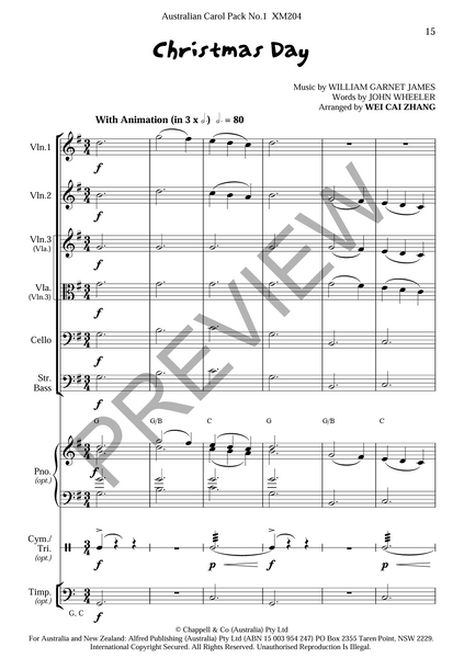 Australian Carol Pack No.1 - PDF