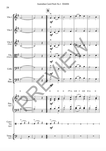 Australian Carol Pack No.1 - PDF