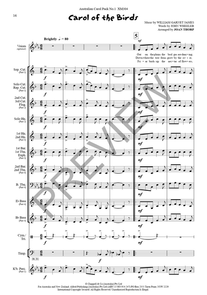 Australian Carol Pack No.1 - PDF