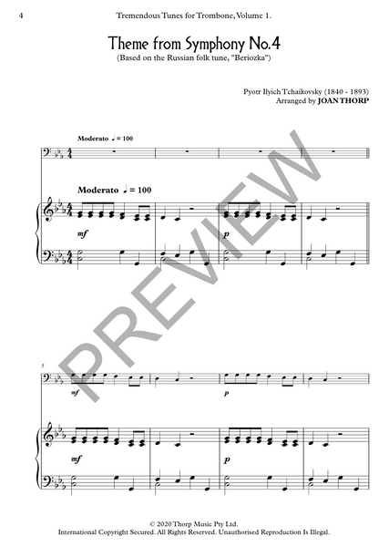 Tremendous Tunes for Trombone, Volume 1.