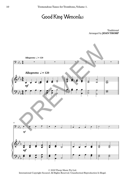 Tremendous Tunes for Trombone, Volume 1.