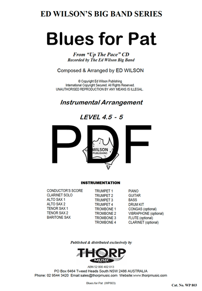 Blues for Pat - PDF