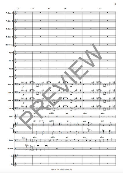 Not In The Mood - PDF
