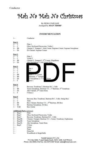 Mah Na Mah Na Christmas - PDF