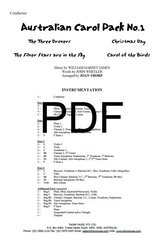 Australian Carol Pack No.1 - PDF