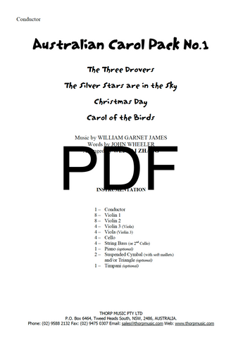 Australian Carol Pack No.1 - PDF