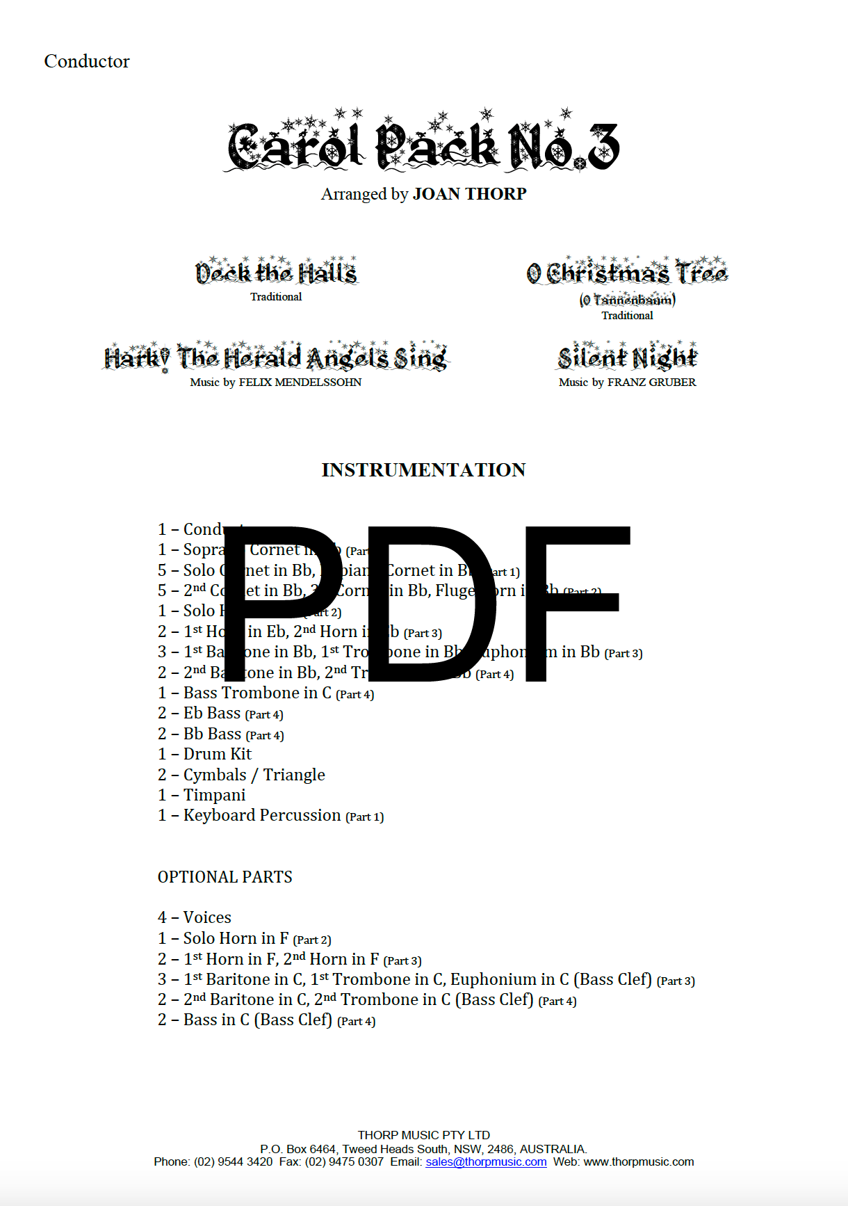 Carol Pack No.3 - PDF