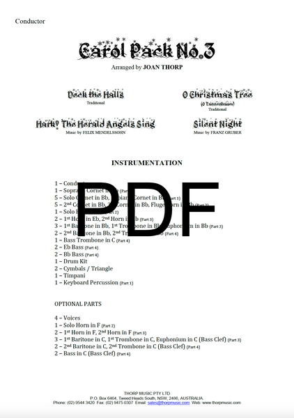 Carol Pack No.3 - PDF