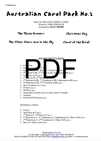 Australian Carol Pack No.1 - PDF