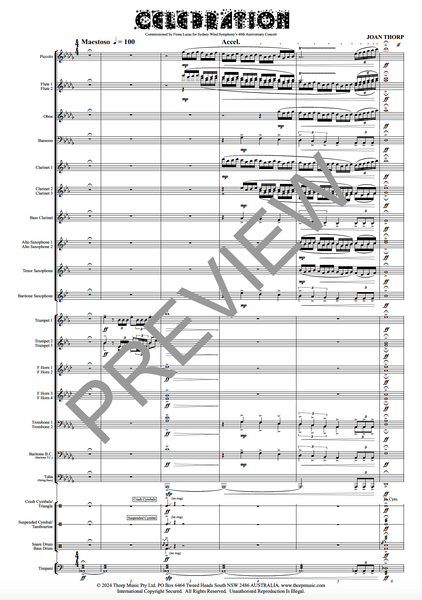 Celebration (fanfare) - PDF