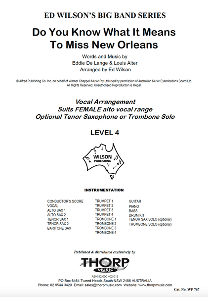 Do You Know What It Means To Miss New Orleans