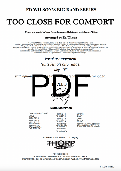 Too Close for Comfort - PDF