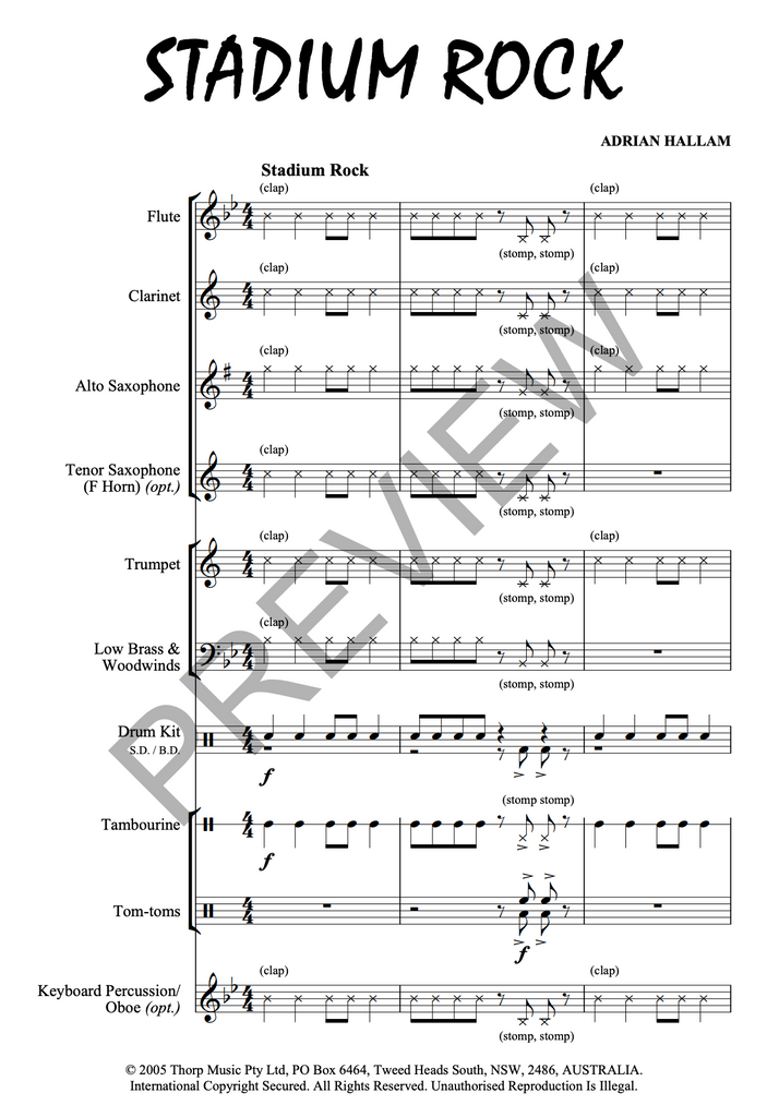 Stadium Rock – Thorp Music