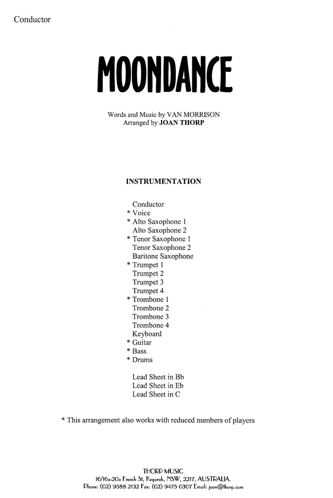 Moondance Thorp Music