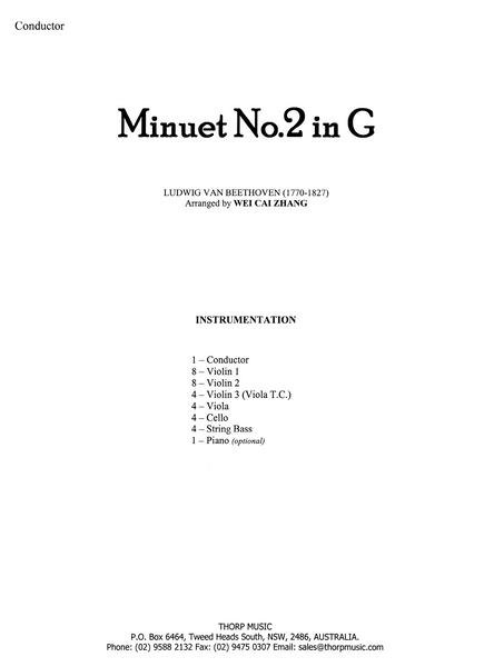 Minuet No.2 in G (Beethoven)